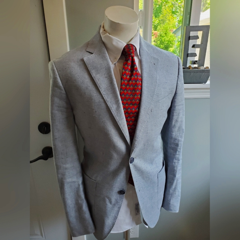 Flynt Linnen Cotton sport coat 40R